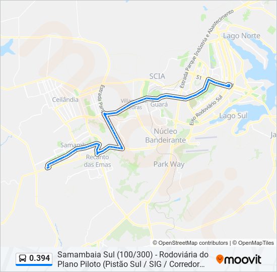 0.394 bus Line Map