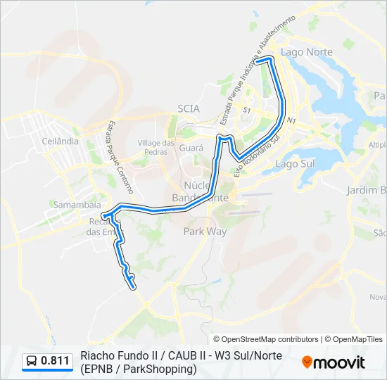 0.811 Bus Line Map