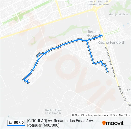 807.6 Bus Line Map