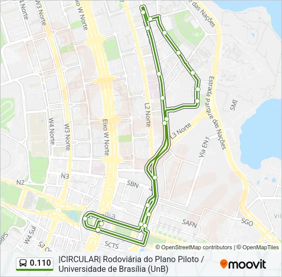 0.110 Bus Line Map