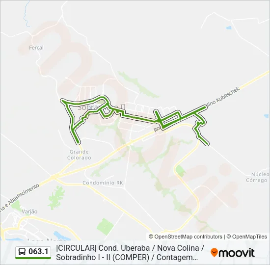 063.1 Bus Line Map