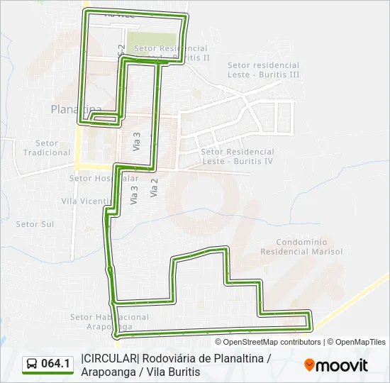 064.1 Bus Line Map