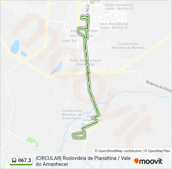 067.3 Bus Line Map