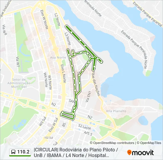 110.2 Bus Line Map
