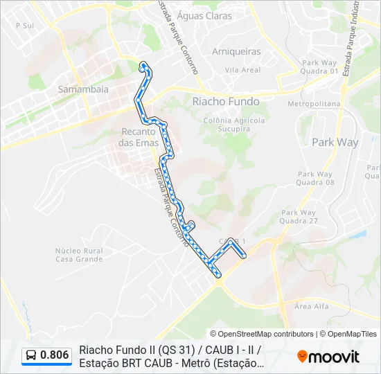 0.806 Bus Line Map