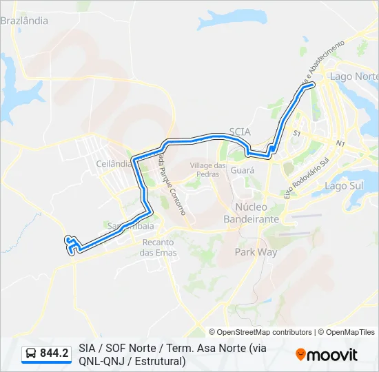 844.2 Bus Line Map