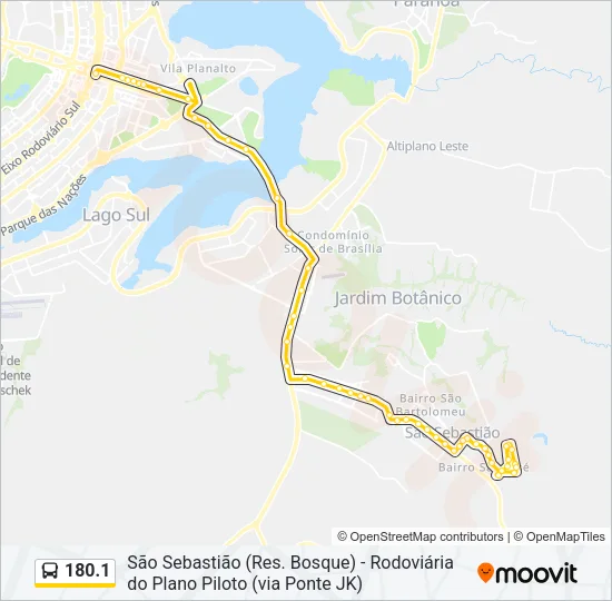 180.1 Bus Line Map