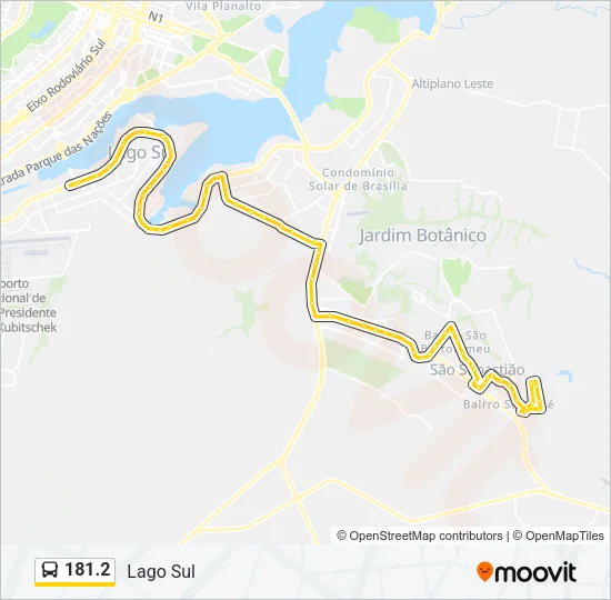 181.2 Bus Line Map