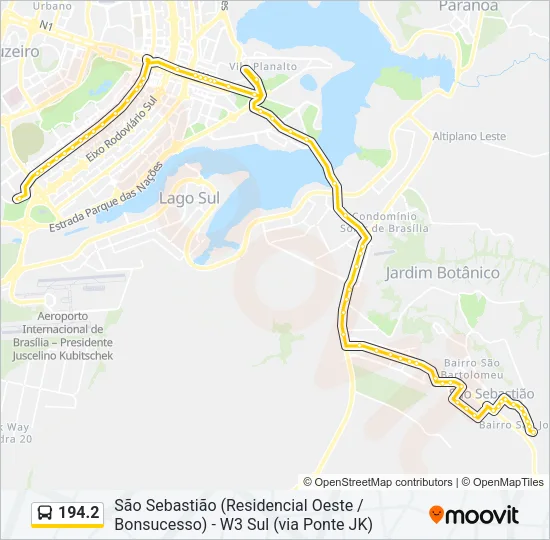 194.2 Bus Line Map
