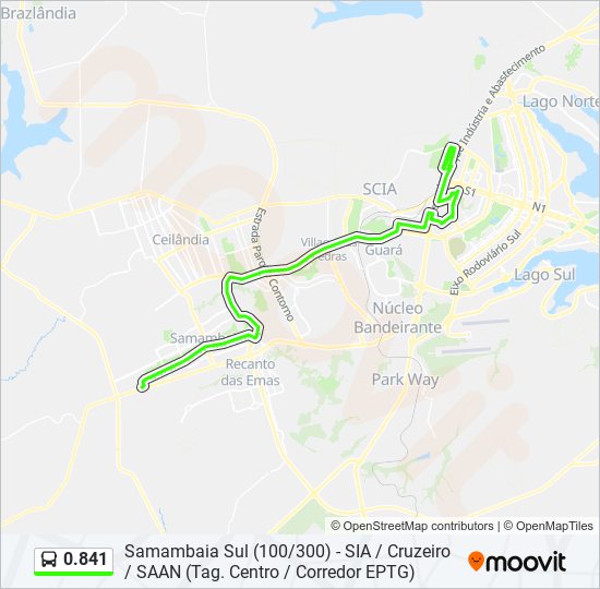 0.841 bus Line Map