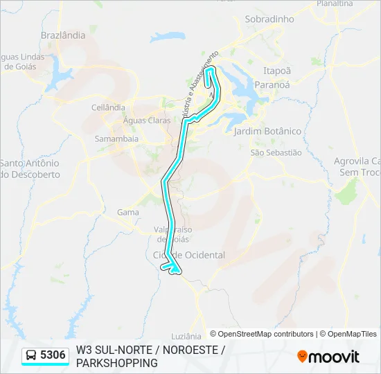 5306 Bus Line Map