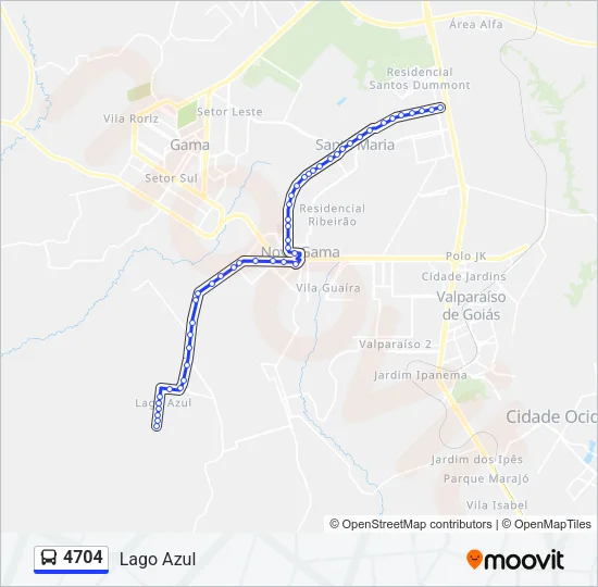 4704 Bus Line Map
