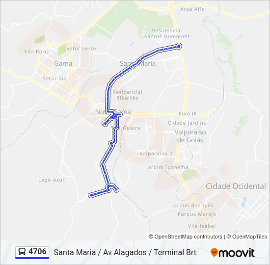 4706 Bus Line Map