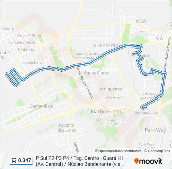 0.347 Bus Line Map