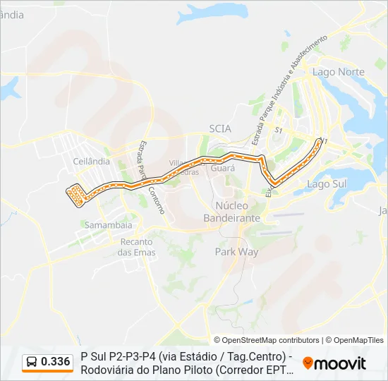 0.336 Bus Line Map