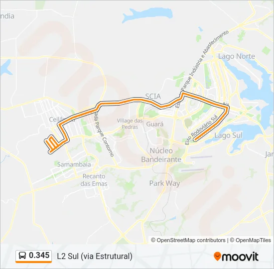 0.345 Bus Line Map