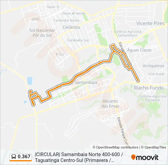 0.367 Bus Line Map