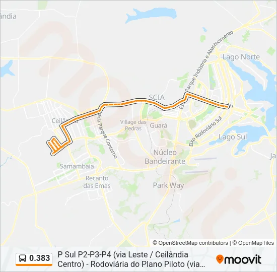 0.383 Bus Line Map