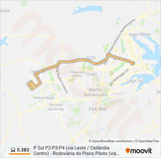 0.383 Bus Line Map