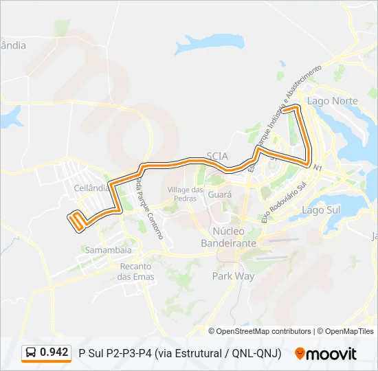 0.942 Bus Line Map