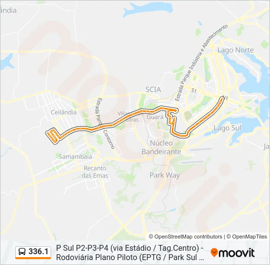 336.1 Bus Line Map