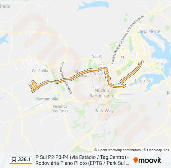 336.1 Bus Line Map