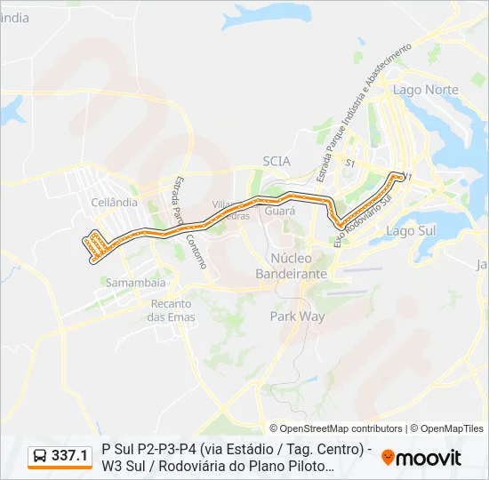 337.1 Bus Line Map