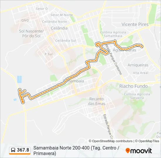 367.8 Bus Line Map