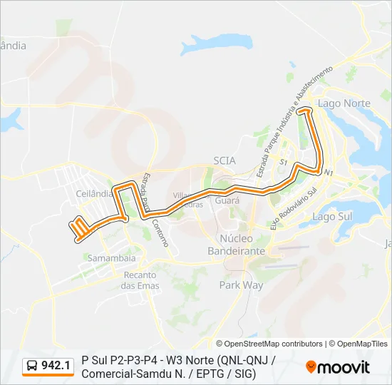 942.1 Bus Line Map