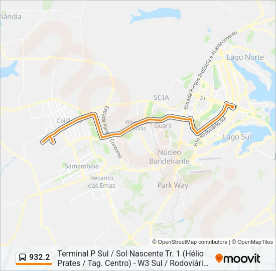 932.2 Bus Line Map
