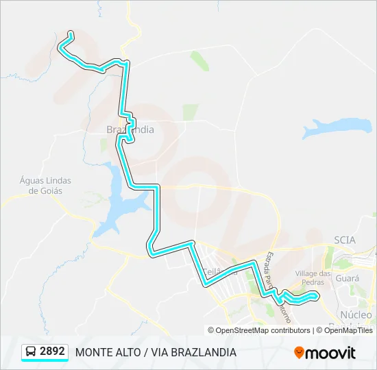 2892 Bus Line Map