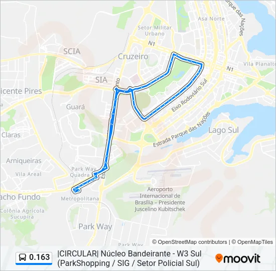 0.163 Bus Line Map