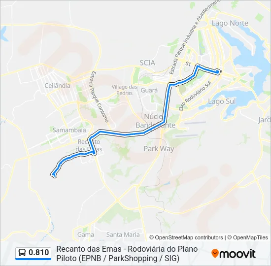 0.810 Bus Line Map