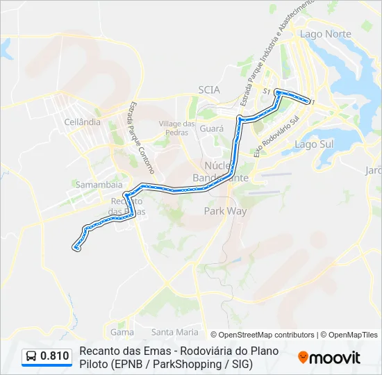 0.810 Bus Line Map