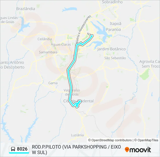 8026 Bus Line Map