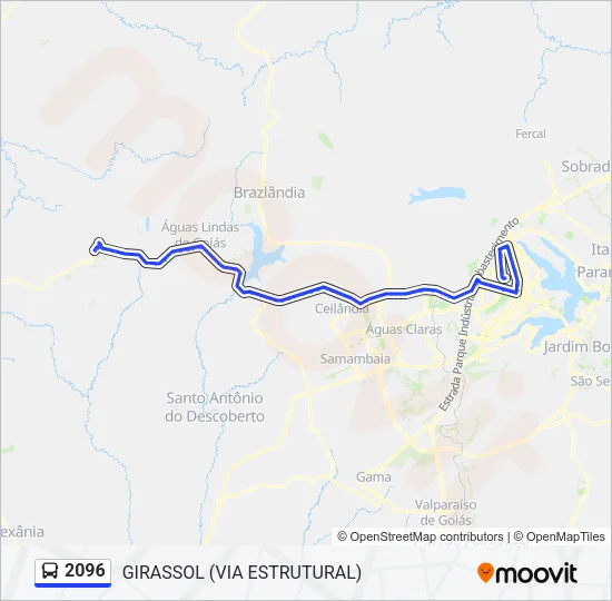 2096 Bus Line Map