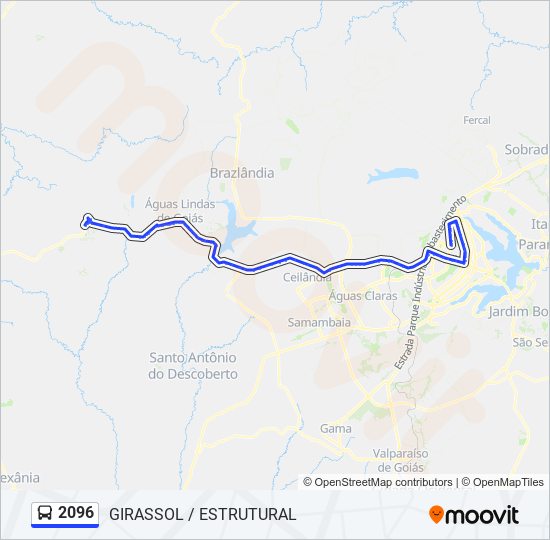 2096 bus Line Map