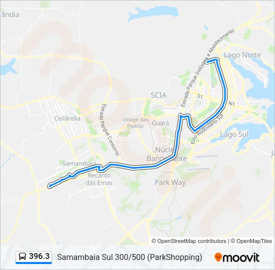396.3 Bus Line Map