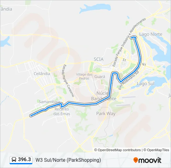 396.3 Bus Line Map