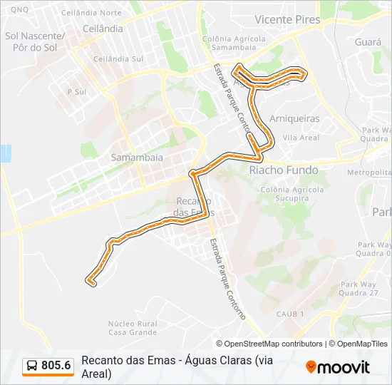 805.6 Bus Line Map