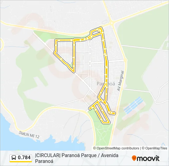 0.784 Bus Line Map