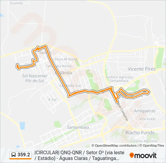 359.2 Bus Line Map