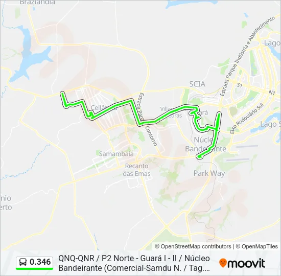 0.346 Bus Line Map