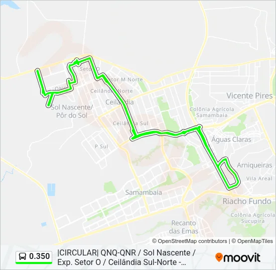 0.350 Bus Line Map