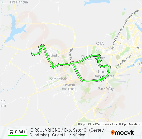 0.341 Bus Line Map