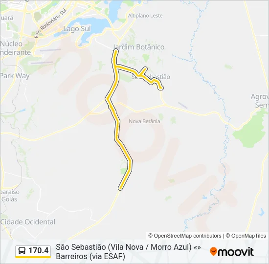 170.4 Bus Line Map