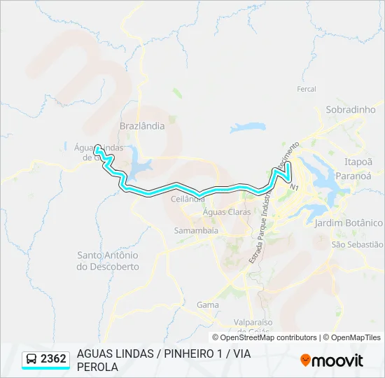 2362 Bus Line Map
