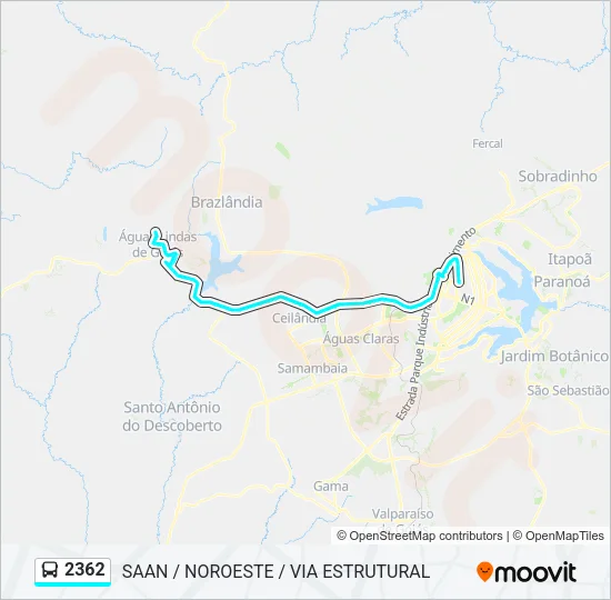 2362 Bus Line Map