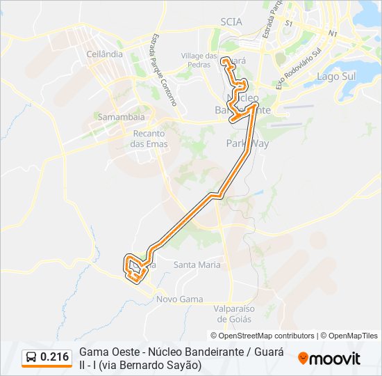 0.216 bus Line Map