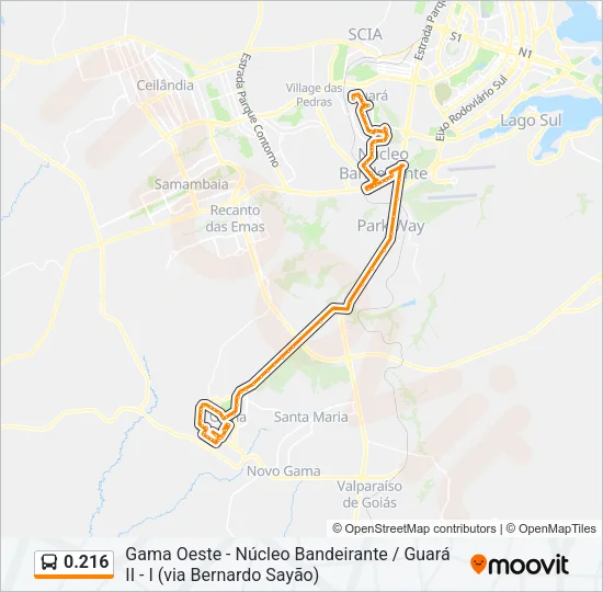 0.216 Bus Line Map